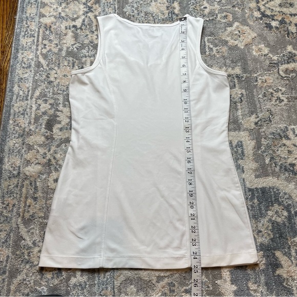 Nike Women's White Dri-FIT Tank Top - Picture 5 of 5